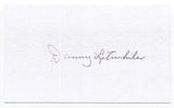 Danny Litwhiler Signed 3x5 Index Card Baseball Autographed Phillies World Series