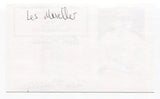 Les Mueller Signed 3x5 Index Card Autographed MLB Baseball 1945 Detroit Tigers