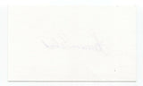 Lawrence Block Signed 3x5 Index Card Autographed Signature Author Writer