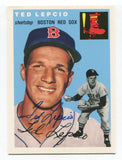 1994 Topps Archives 1954 Ted Lepcio Signed Card Baseball Autographed #66