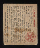 1950 Bowman Larry Jansen SIGNED Baseball Card #66 Autographed Signature