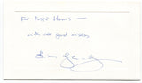 Brian Glanville Signed Card Autographed Signature Author 