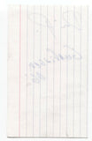 Goldfinger - Darrin Pfeiffer Signed 3x5 Index Card Autographed Signature Sum 41