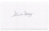 Steve Nagy Signed 3x5 Index Card Autographed MLB Baseball Pittsburgh Pirates