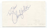 The Whites - Cheryl White Signed 3x5 Index Card Autographed Signature Singer