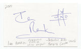 Ian Rankin Signed 3x5 Index Card Autographed Signature Author Writer