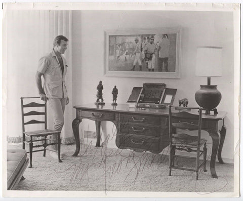 George Montgomery Signed8x10 Photo Autographed Vintage  AUTO Signature