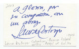Laura Restrepo Signed 3x5 Index Card Autographed Signature Author Writer