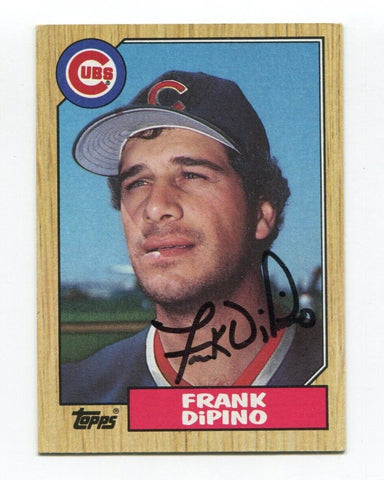 1987 Topps Frank DiPino Signed Baseball Card RC Autographed AUTO #662