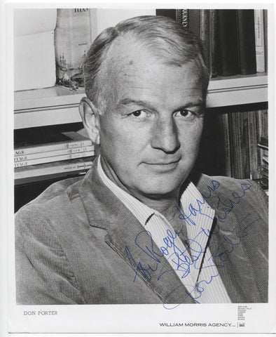 Don Porter Signed 8x10 Photo Autographed Signature Gidget