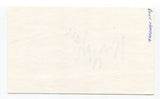Billy Mayfair Signed 3x5 Index Card Autographed Vintage Golf PGA Golfer