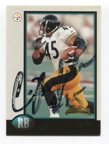 1998 Bowman Chris Fuamatu-Ma'Afala Signed Card Football Autograph NFL AUTO #194