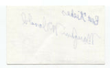 Mary Ann McDonald Signed 3x5 Index Card Autographed Signature Comedian Actress