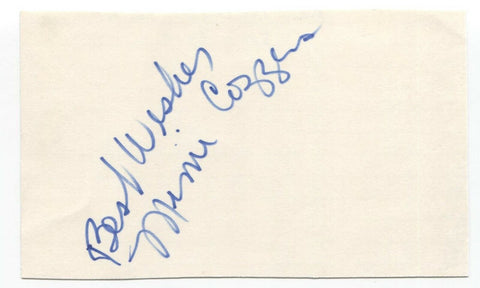 Mimi Cozzens Signed 3x5 Index Card Autographed Signature Star Trek TNG