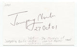 Jamyang Norbu Signed 3x5 Index Card Autographed Signature Author Writer Activist