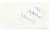 Elena Juatco Signed 3x5 Index Card Autographed Signature Singer