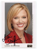 Linda Stouffer Signed Photo Autographed Signature News Anchor Journalist