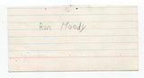 Ron Moody Signed 3x5 Index Card Autograph Signature Actor Writer