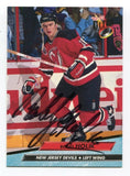 1993 Fleer Premier Bobby Holik Signed Card Hockey NHL Autograph AUTO #339