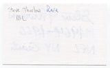 Steve Thurlow Signed 3x5 Index Card Autograph Football NFL New York Giants