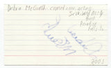 Debra McGrath Signed 3x5 Index Card Autograph Signature Actress Comedian