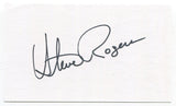 Steve Rogers Signed 3x5 Index Card Autographed MLB Baseball Montreal Expos CBHOF