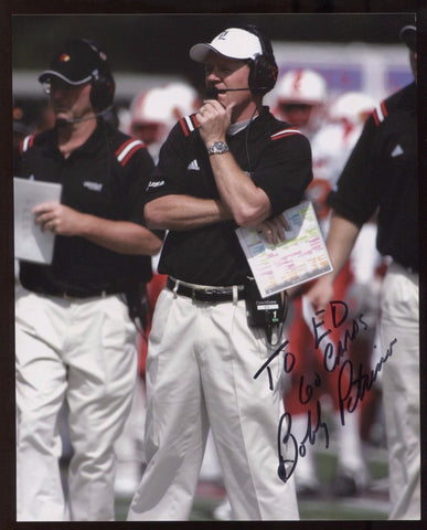 Bobby Petrino Signed 8x10 Photo College NCAA Football Coach Autograph Louisville