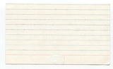 Rheostatics - Dave Bidini Signed 3x5 Index Card Autographed Signature