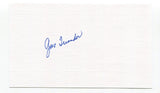 Gus Triandos Signed 3x5 Index Card Autograph Baseball MLB Baltimore Orioles