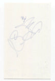Low Level Flight - Ryan Malcolm Signed 3x5 Index Card Autographed Signature