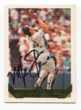 1993 Topps Gold Mike Stanley Signed Card Baseball MLB Autographed AUTO #359