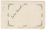 John Charles Thomas Signed Album Page Vintage Autographed Signature Opera Singer