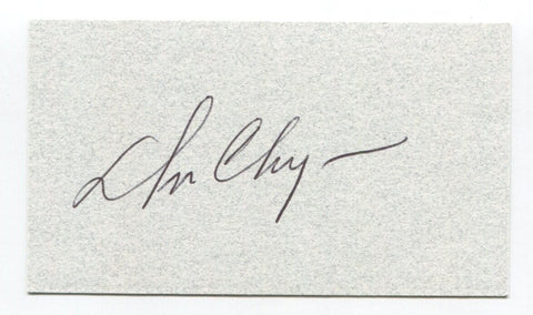Don Chargin Signed Business Card Vintage Autographed Boxing Promoter