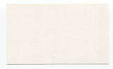 Bob Collins Signed 3x5 Index Card Autographed Signature The Dentists