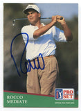 1991 Pro Set PGA Tour Golf Rocco Mediate Signed Card Autographed #163