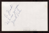 Frank Vohs Signed HUGE 8x5 Inch Page Autographed Photograph Vintage Signature