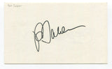 Pat Tabler and Doc Edwards Signed 3x5 Index Card Autographed Cleveland Indians