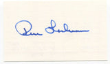 Rene Lachemann Signed 3x5 Index Card Autographed MLB Baseball Seattle Mariners