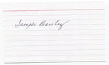 Temple F. Bowley Signed 3x5 Index Card Autographed JFK Assassination Related