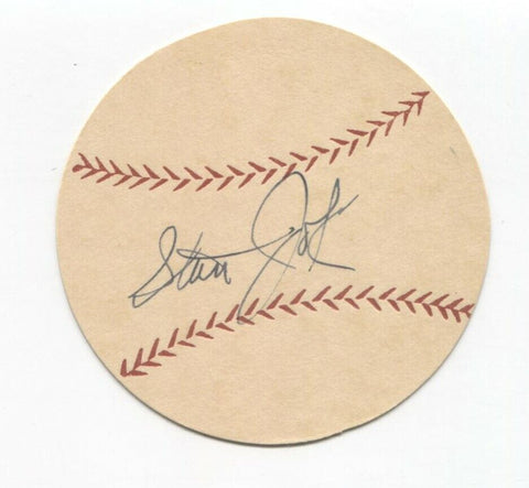 Stan Jok Signed Paper Baseball Autographed Signature Philadelphia Phillies