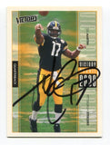 2000 Upper Deck Victory Tee Martin Signed Card Football NFL Autographed