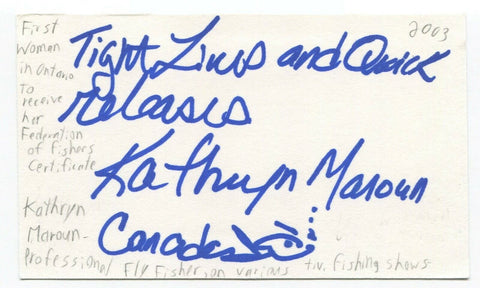Barbara DeAngelis Signed 3x5 Index Card Autographed Signature Author Celebrity