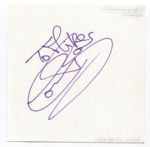 Colin Baker Signed Page Autographed Signature Inscribed "To Mike" Dr. Who