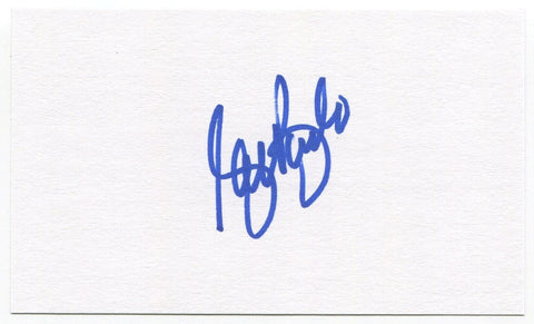 Sal Bando Signed 3x5 Index Card Autographed Athletics World Series Champion MLB