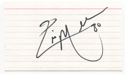 Eric Moulds Signed 3x5 Index Card Autographed NFL Football Buffalo Bills