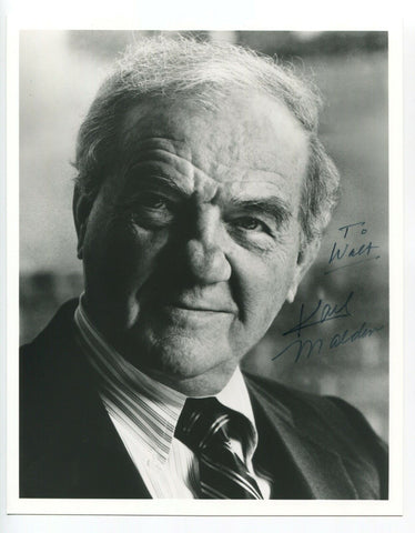 Karl Malden Signed 8x10 Photo Vintage Autographed Signature Actor