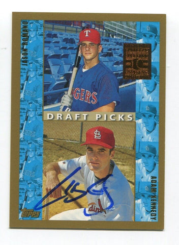 1998 Topps Adam Kennedy Signed Card Baseball MLB Autographed AUTO #248