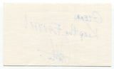 Arthur Kent Signed 3x5 Index Card Autographed Journalist Gulf War Scud Stud
