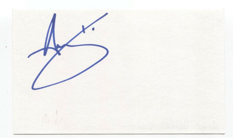 Travis - Andy Dunlop Signed 3x5 Index Card Autographed Signature Band