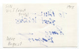 Son Volt - Dave Boquist Signed 3x5 Index Card Autographed Signature Band